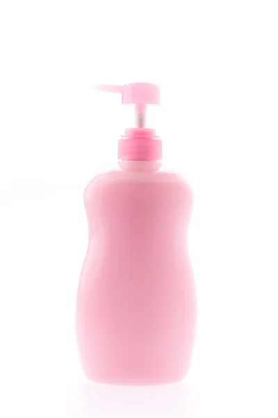 Bottle lotion isolated on white — Stock Photo, Image