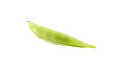 bahçe bezelyesi beyaz arkaplanda izole