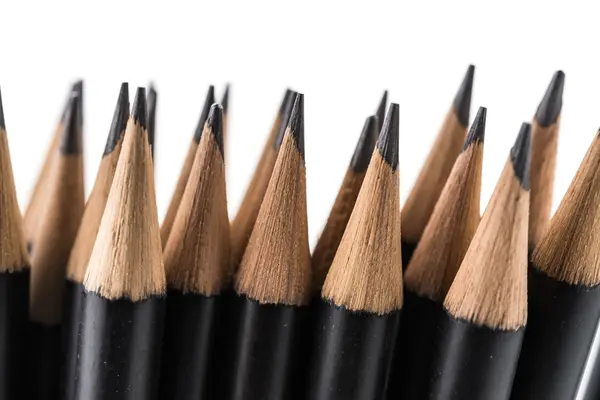 Чорні олівці — стокове фото