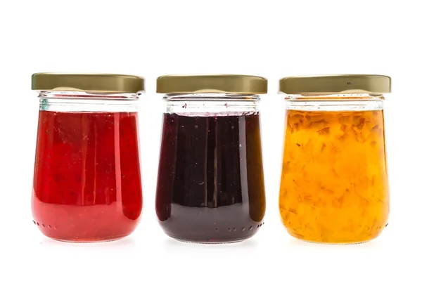 Jam jars — Stock Photo, Image