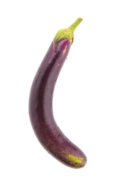 Beyaz üzerine patlıcan sebze — Stok fotoğraf