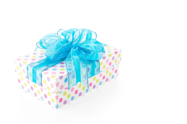 Gift box on white — Stock Photo, Image