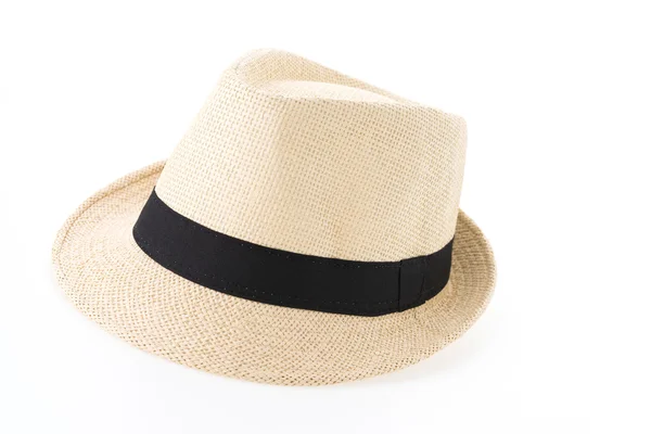 Пляж солом'яному капелюсі — стокове фото