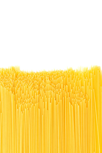 Pasta on white counter