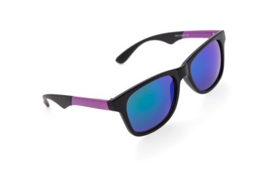 güneş gözlüğü gözlük üzerine beyaz izole