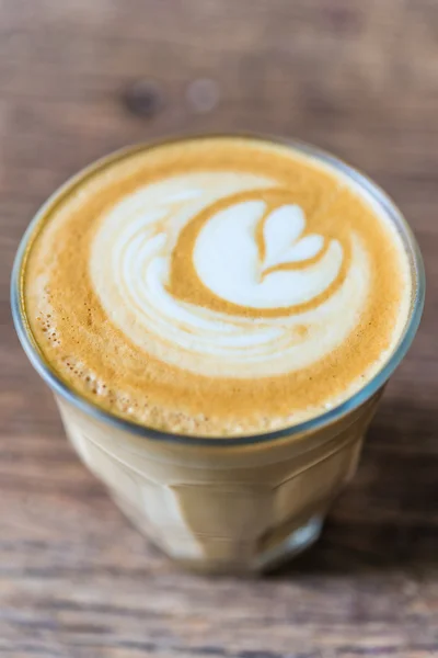 Latte kahve. — Stok fotoğraf