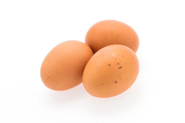 Huevos aislados en blanco —  Fotos de Stock