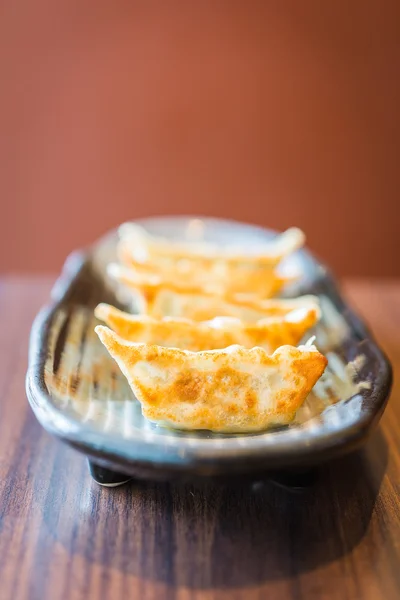 Aperitivo asiático Menú Dumplings fritos — Foto de Stock