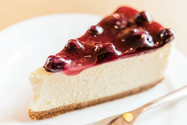 Blueberry cheese cake — Stock Photo, Image