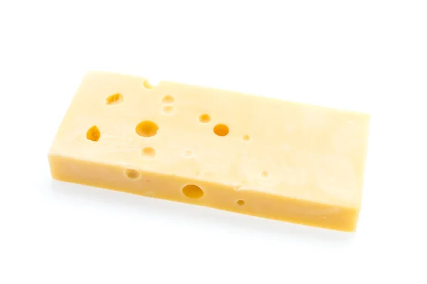 Сыр изолирован на белом — стоковое фото