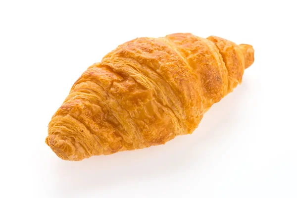 Croissant isolado no fundo branco — Fotografia de Stock