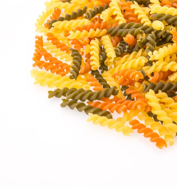 Pasta isoliert auf weißem Hintergrund — Stockfoto