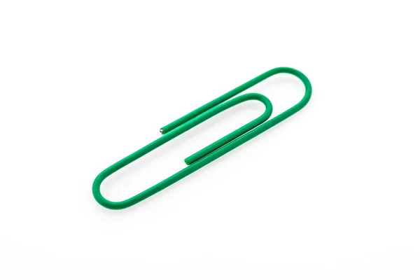 Paper clip isolated on white background — Stock Photo, Image