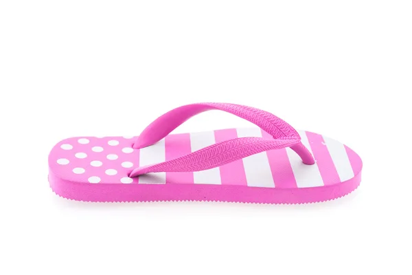 Flip flop isolado no fundo branco — Fotografia de Stock