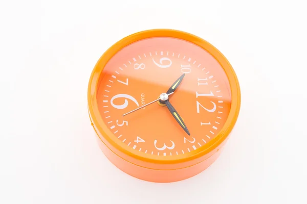 Orange alarm isolated on white background — Stock Photo, Image