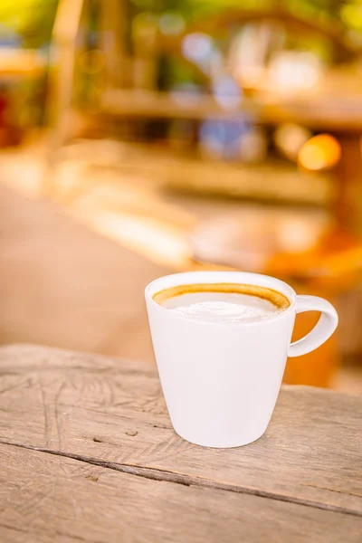 Latte tazza di caffè — Foto Stock