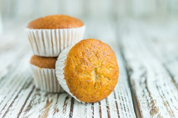 Banánový muffin dort — Stock fotografie