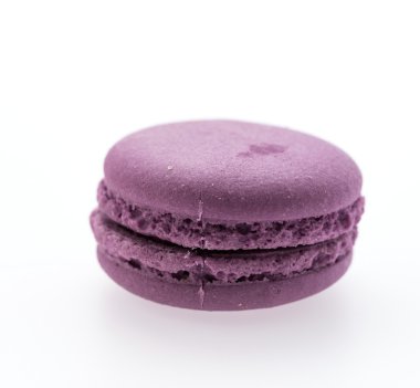 beyaz izole macaroons