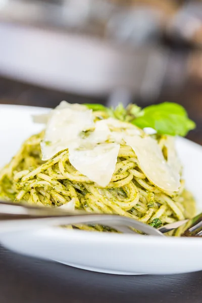 Pasta de pesto — Foto de Stock