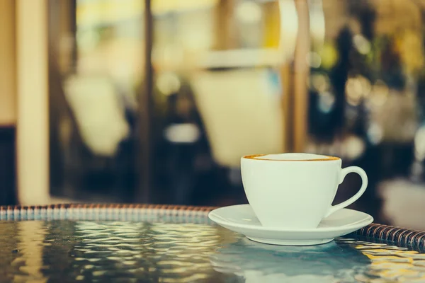 Latte xícara de café — Fotografia de Stock