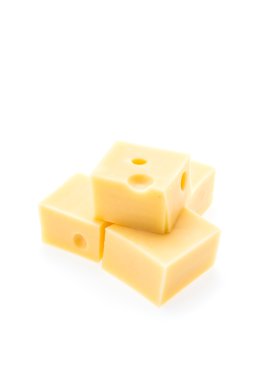 Peynir beyazda izole