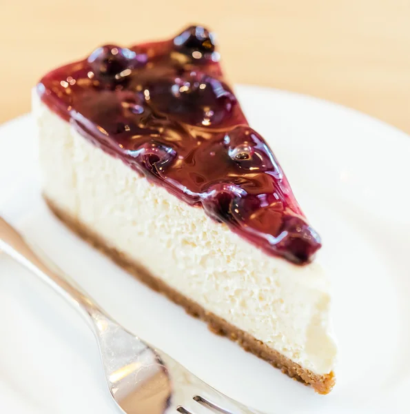 Blueberry cheese cake — Stock Photo, Image