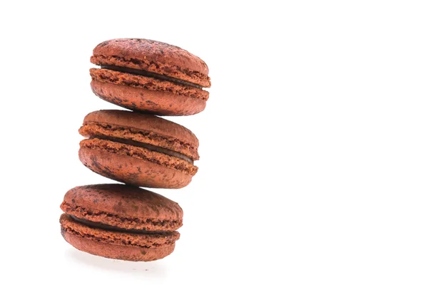 Chocolate macaroon — Stock Photo, Image