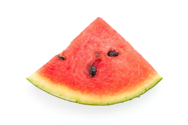 Watermeloen geïsoleerd op wit — Stockfoto