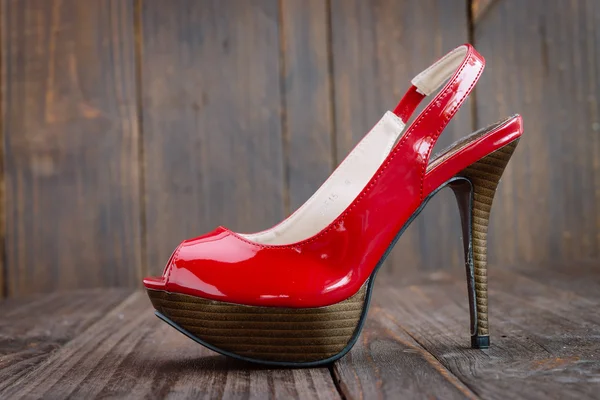 Red high heel — Stock Photo, Image