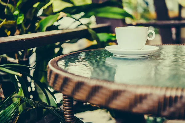 Latte xícara de café — Fotografia de Stock