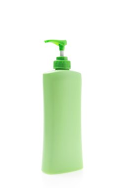 İzole plastik losyonu şişesi
