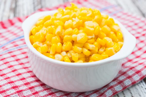 Sweet corn bowl — Stock Photo, Image