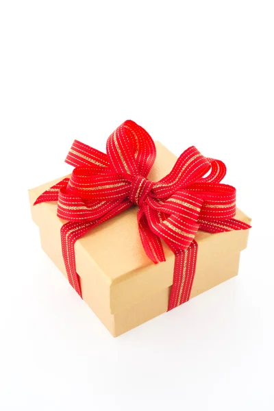 Gift box isolated on white background — Stock Photo, Image