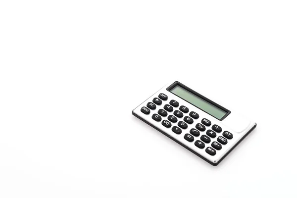 Calculadora aislada sobre fondo blanco —  Fotos de Stock
