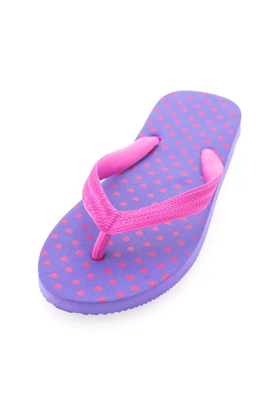 Flip flop isolado no fundo branco — Fotografia de Stock