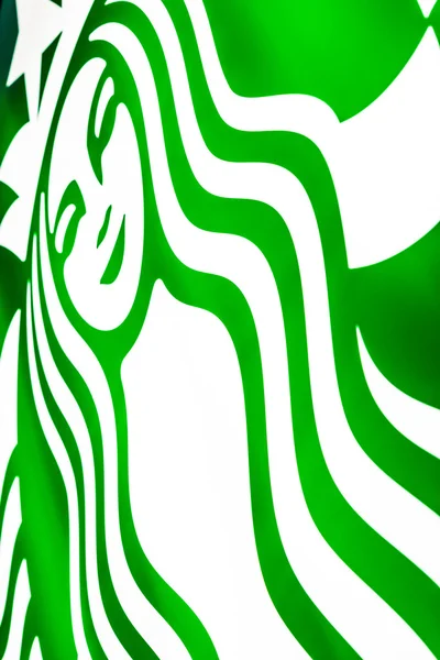 Σημάδι Starbucks καφέ — Φωτογραφία Αρχείου