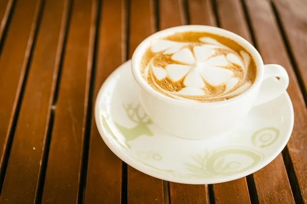 Latte coffee cup — Stock Photo, Image