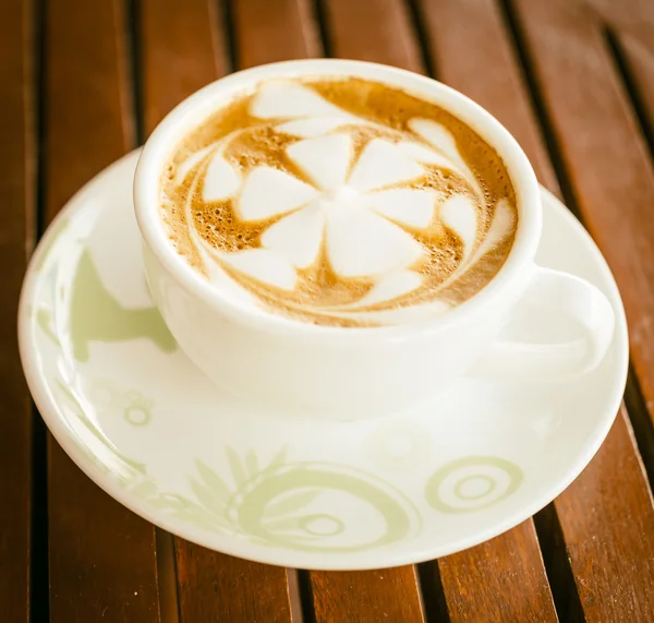 Latte coffee cup — Stock Photo, Image