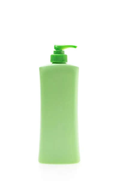 Butelka z tworzywa sztucznego balsam na białym tle — Zdjęcie stockowe