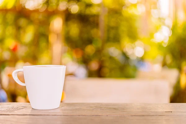 Latte xícara de café — Fotografia de Stock