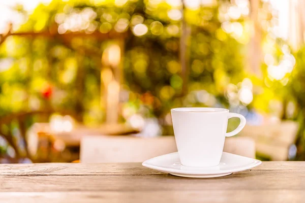 Latte tazza di caffè — Foto Stock