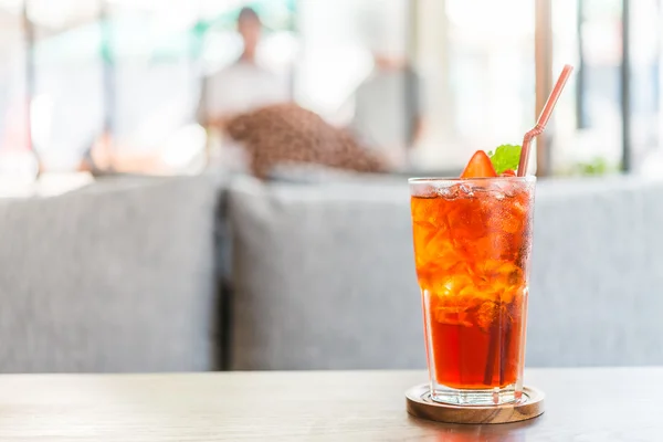 Jordgubbsjuice cocktail — Stockfoto