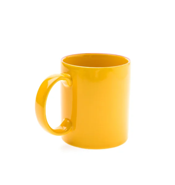 黄色のコーヒーカップ — ストック写真