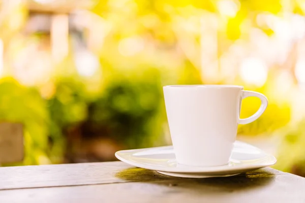 Tazza di caffè bianco — Foto Stock