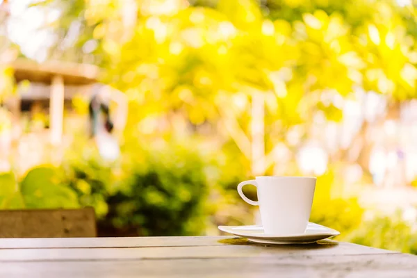 Tazza di caffè bianco — Foto Stock