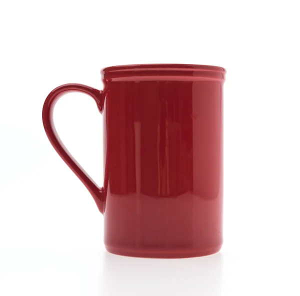 Чашки кави червоний — стокове фото