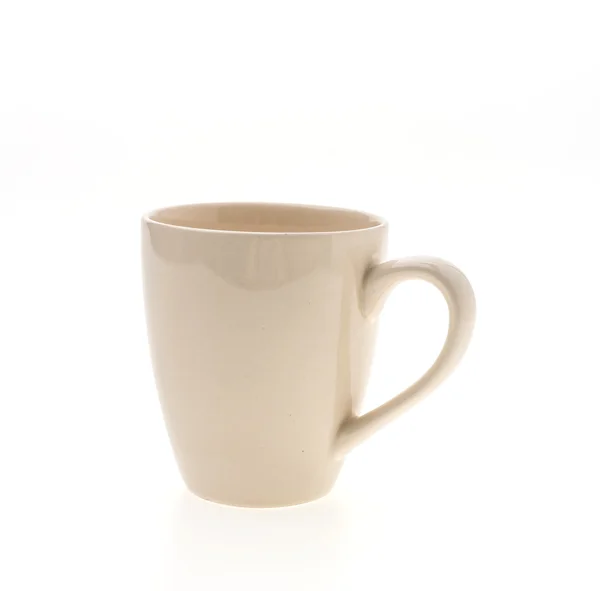 Witte koffiekop — Stockfoto