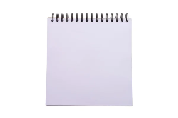 Cuaderno vacío en blanco — Foto de Stock