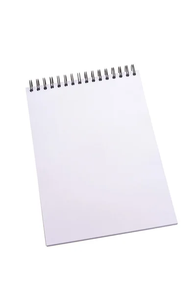 Cuaderno vacío en blanco — Foto de Stock