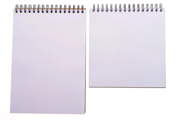 Cuaderno vacío en blanco — Foto de Stock